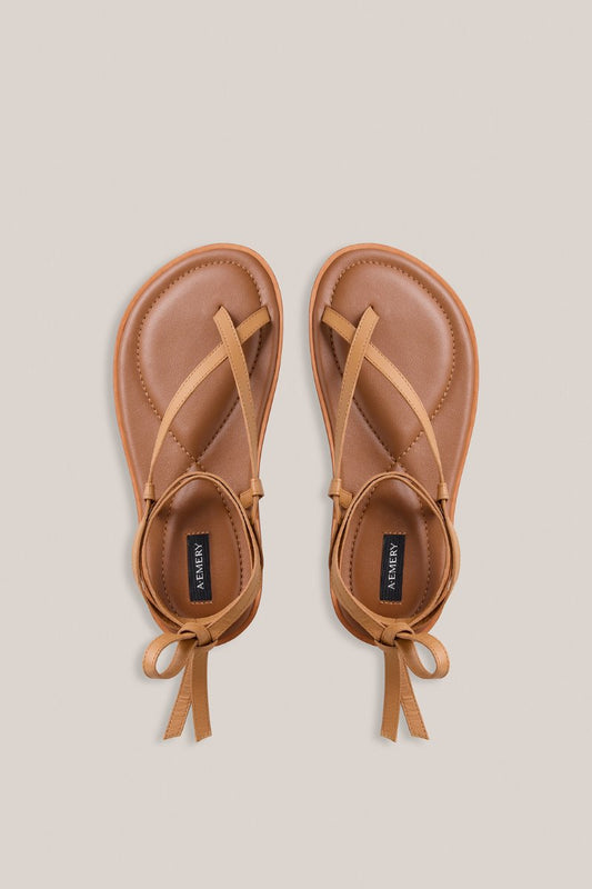 THE ELLIOT SANDAL-DEEP TAN Footwear A.Emery 