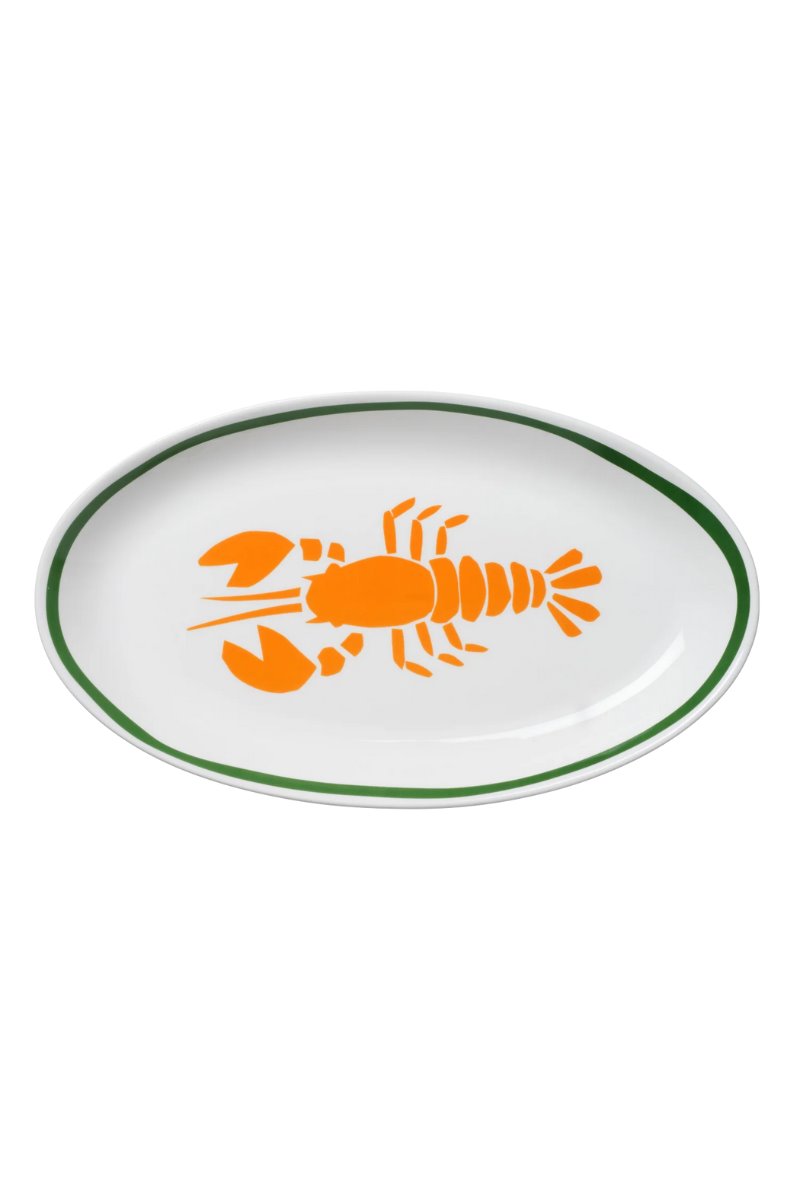 LOBSTER PLATTER-ORANGE/GREEN *in-store only* Home In The Round House 