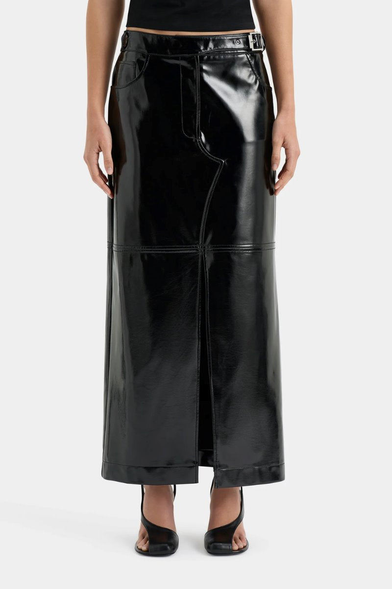 MIDNIGHT MIDI SKIRT-BLACK Skirts SIR. 