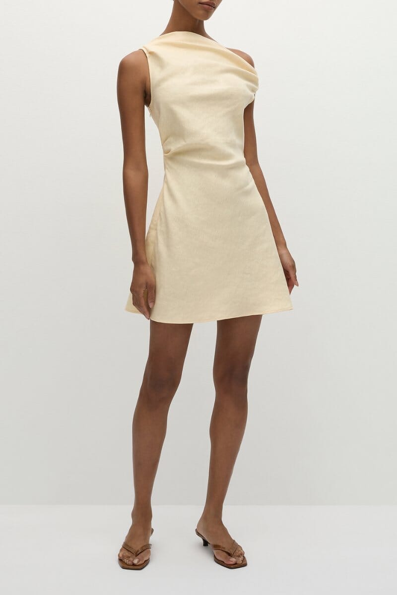 SUIS MINI DRESS-BUTTER Mini Dress Faithfull the Brand 