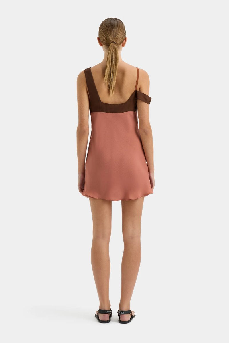 HALCYON MINI DRESS-ALMOND SPLICE Mini Dress SIR. 