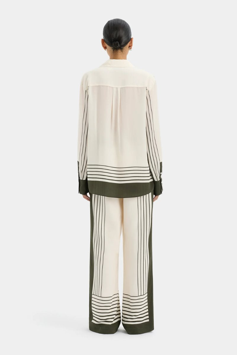 LEILANA TAILORED PANT-GARDEN STRIPE Pants SIR. 