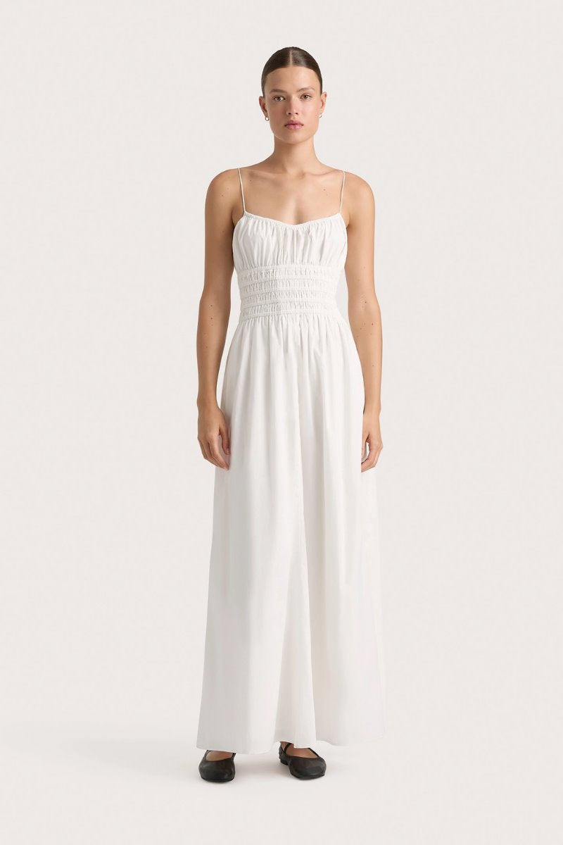 BAIA MAXI DRESS-WHITE Maxi Dress Faithfull the Brand 