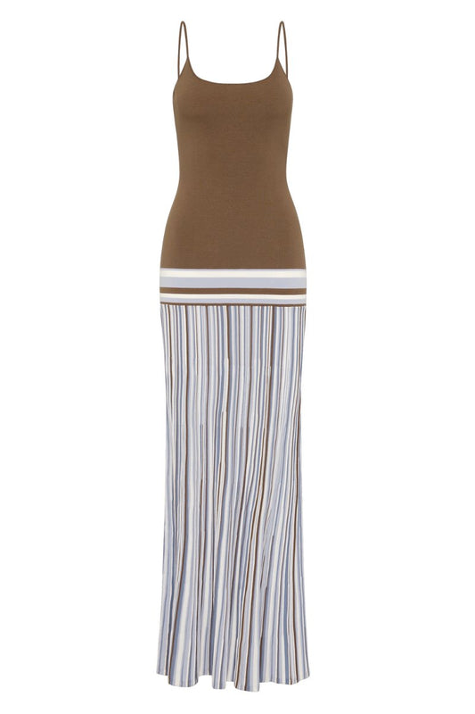 CITARA MAXI DRESS-PALE BLUE STRIPE Maxi Dress Faithfull the Brand 