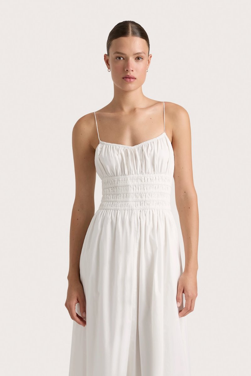 BAIA MAXI DRESS-WHITE Maxi Dress Faithfull the Brand 