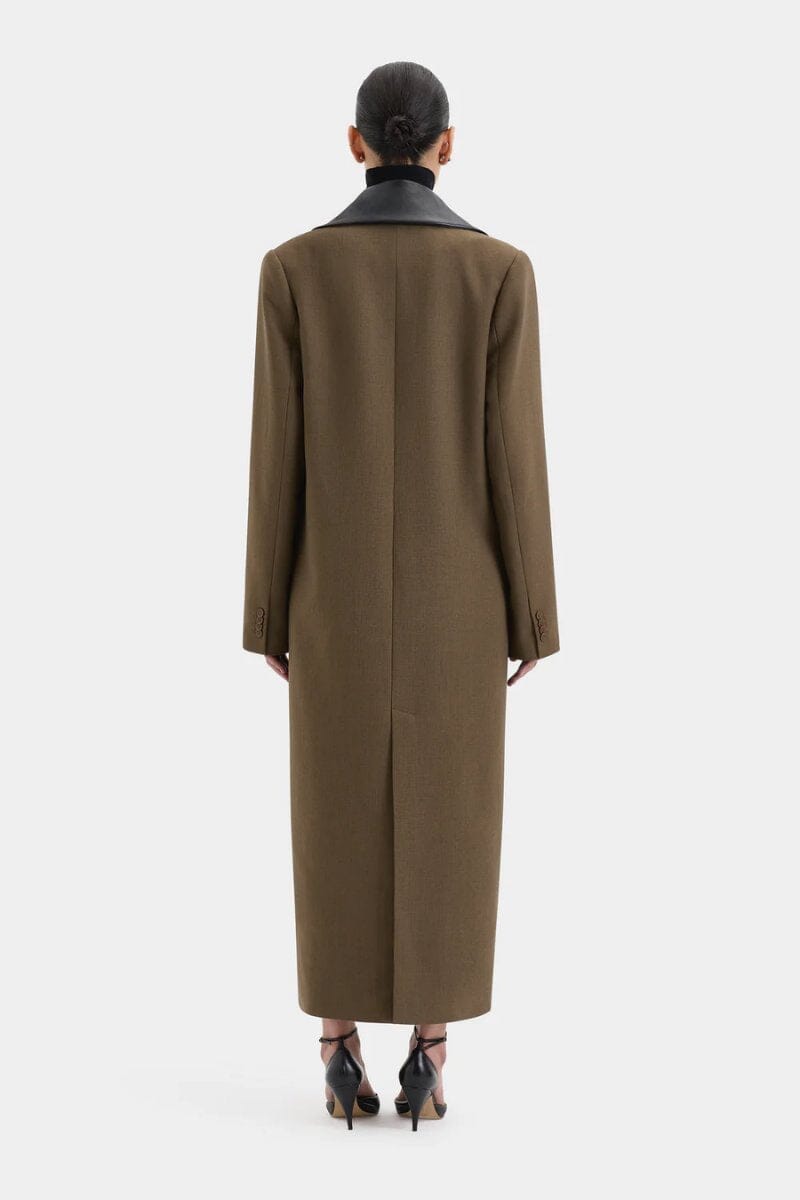 SARTORIA COAT-CHOCOLATE MARLE Jackets SIR. 