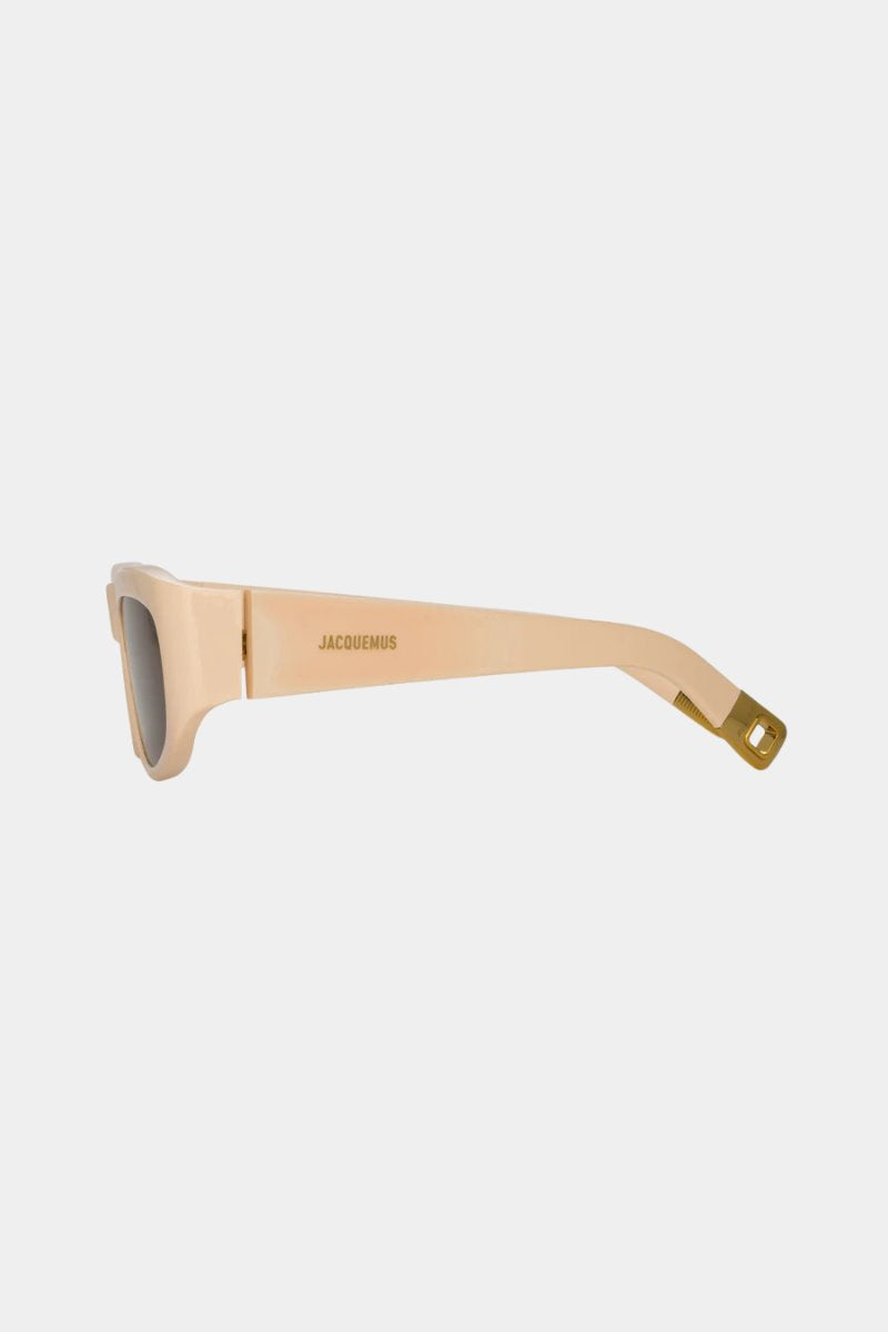 LES LUNETTES PILOTA-CREAM/GOLD/BROWN Sunglasses Jacquemus 