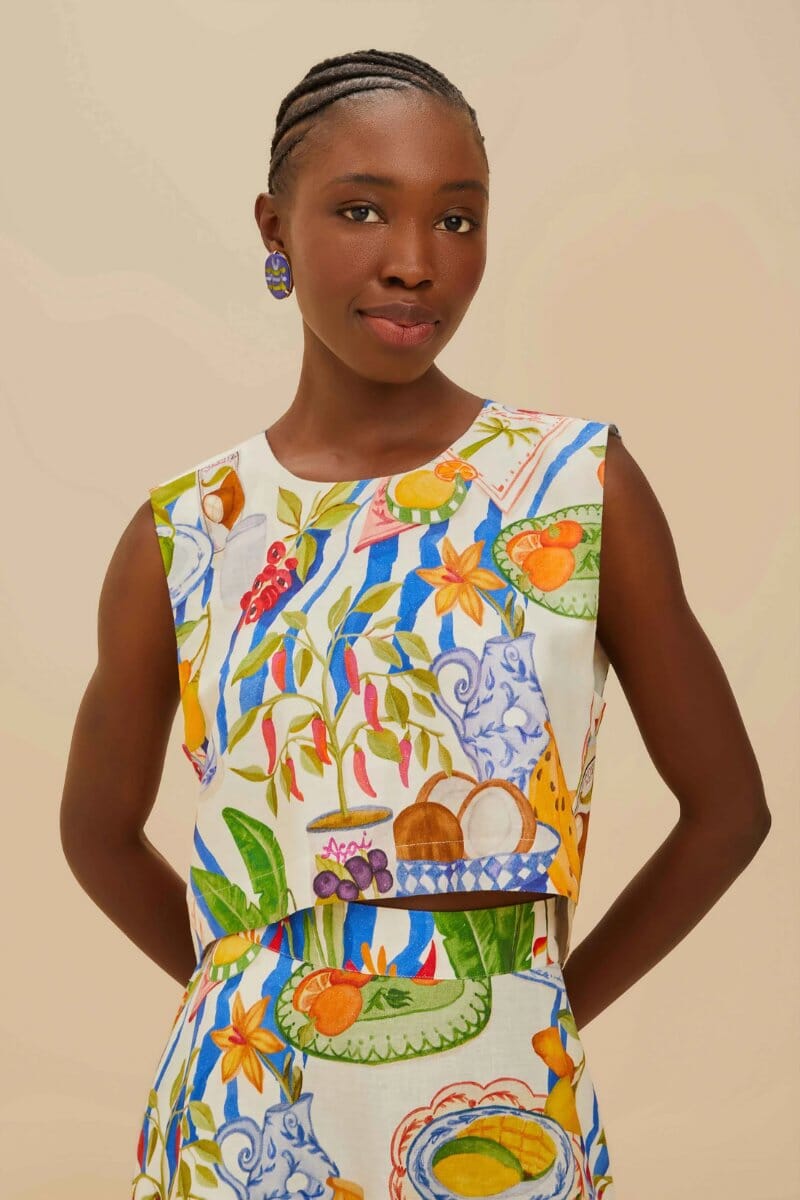 FRESH TABLE BLOUSE-OFF-WHITE Tops Farm Rio 