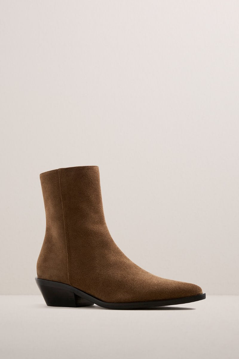 THE HUDSON BOOT-NUTMEG SUEDE Footwear A.Emery 