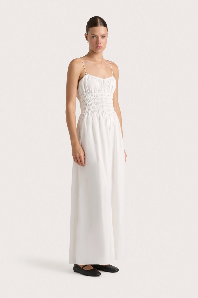 BAIA MAXI DRESS-WHITE Maxi Dress Faithfull the Brand 