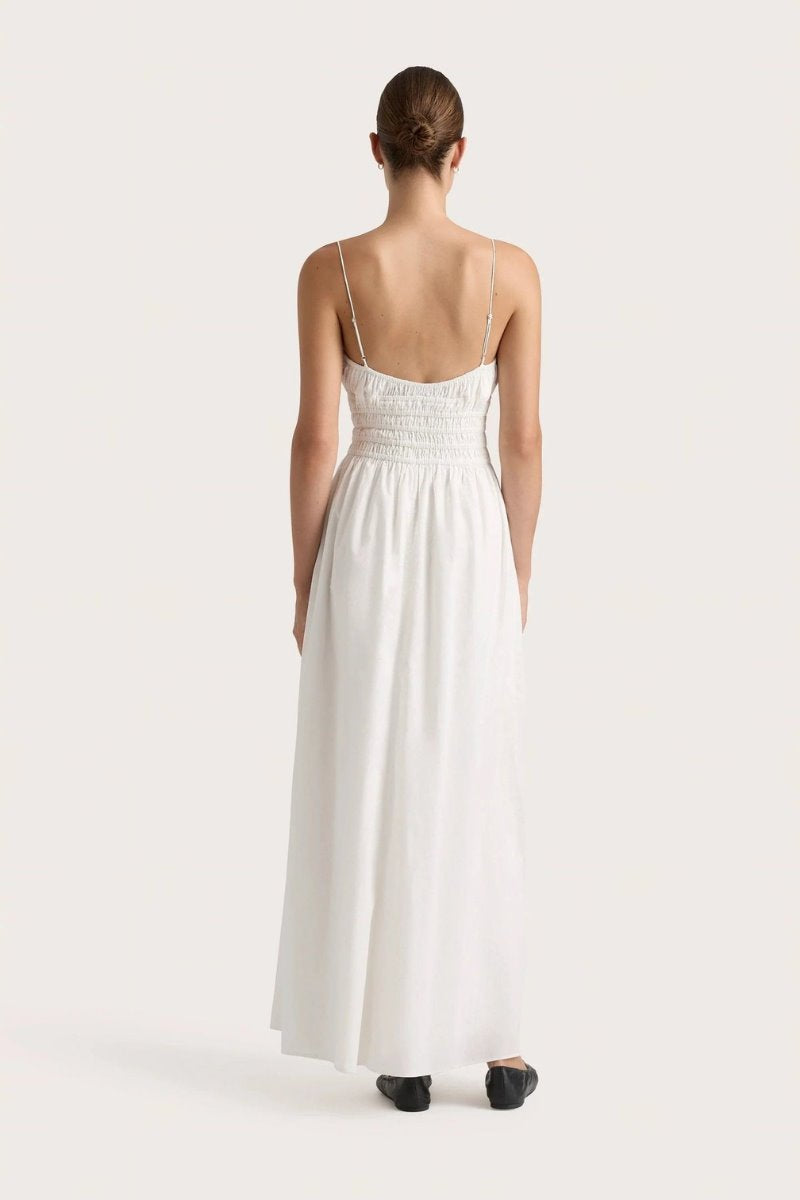 BAIA MAXI DRESS-WHITE Maxi Dress Faithfull the Brand 