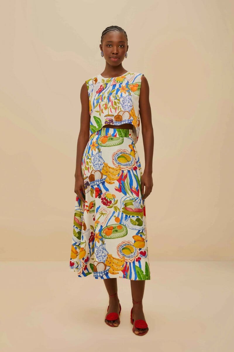 FRESH TABLE BLOUSE-OFF-WHITE Tops Farm Rio 