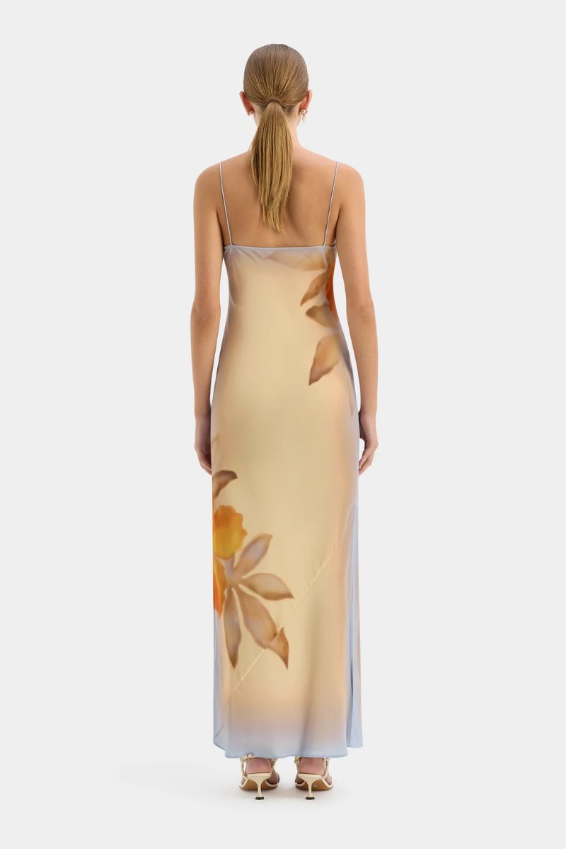 SERENE SLIP DRESS-SEQUOIA FLORAL Midi Dress SIR. 