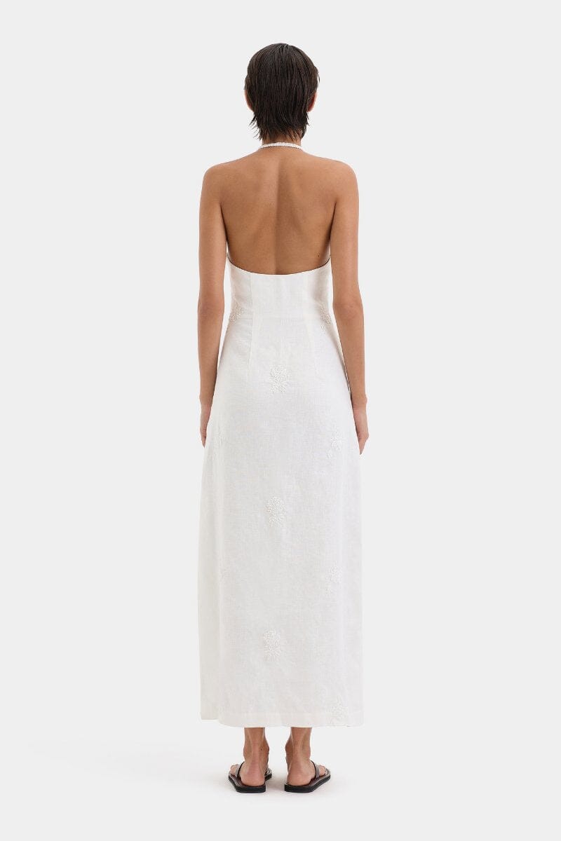 ALESSANDRA MIDI DRESS-IVORY Midi Dress SIR. 