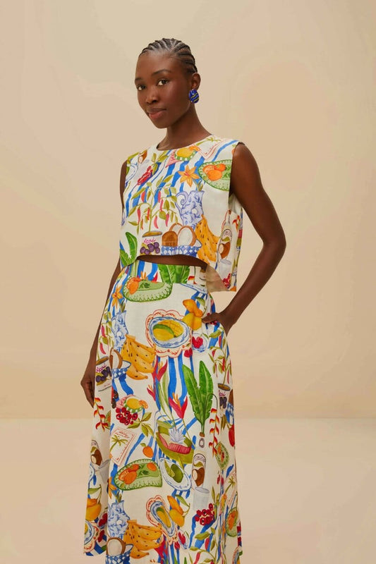 FRESH TABLE BLOUSE-OFF-WHITE Tops Farm Rio 