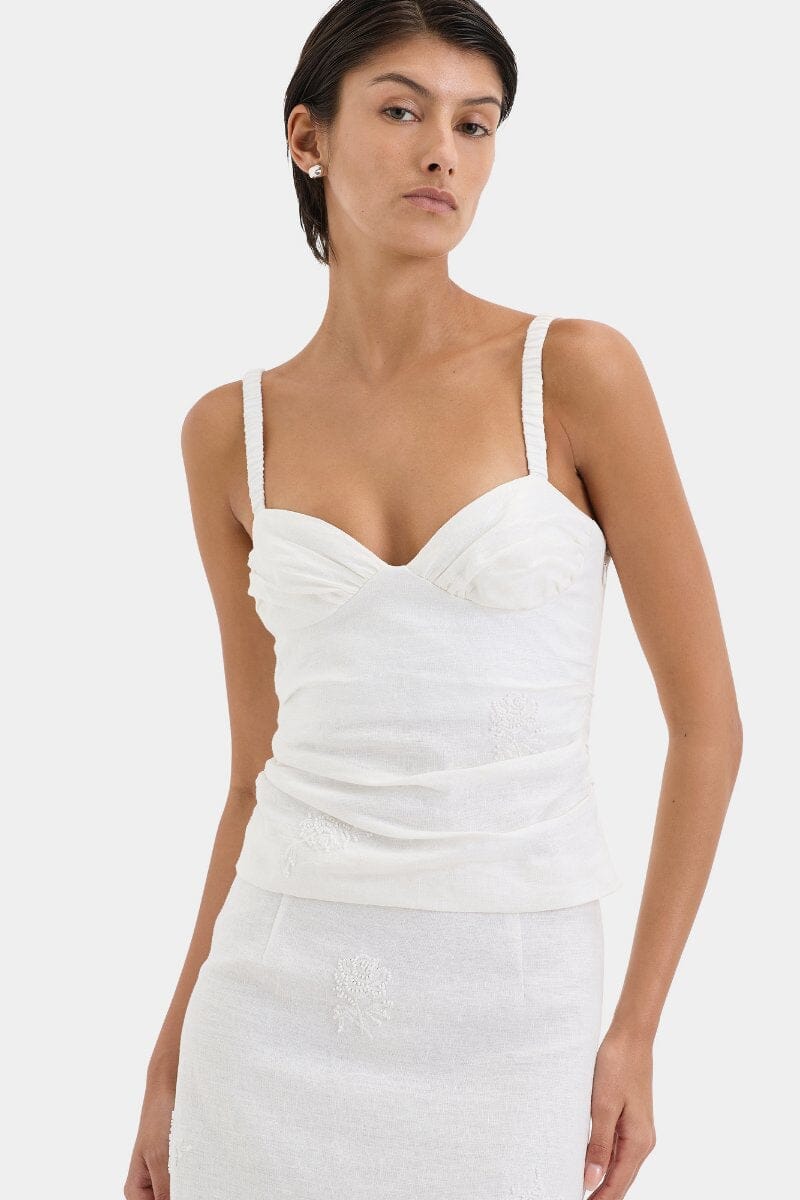 ALESSANDRA CAMI-IVORY Tops SIR. 