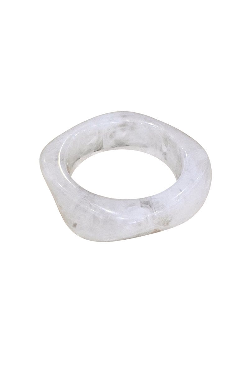 FRANCESCA BANGLE-BLANC Jewellery F&D 