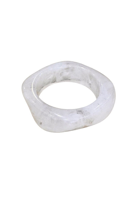 FRANCESCA BANGLE-BLANC Jewellery F&D 