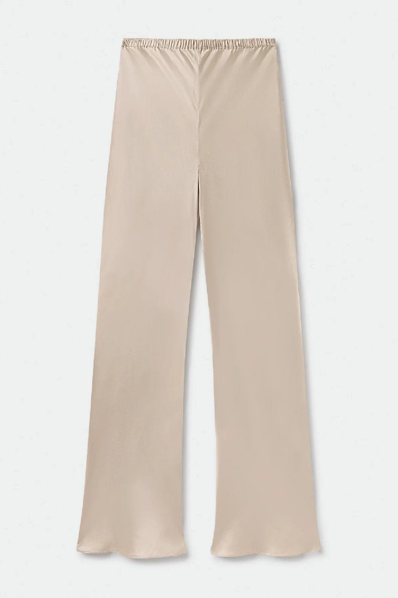 BIAS CUT PANTS-HAZELNUT Pants Silk Laundry 