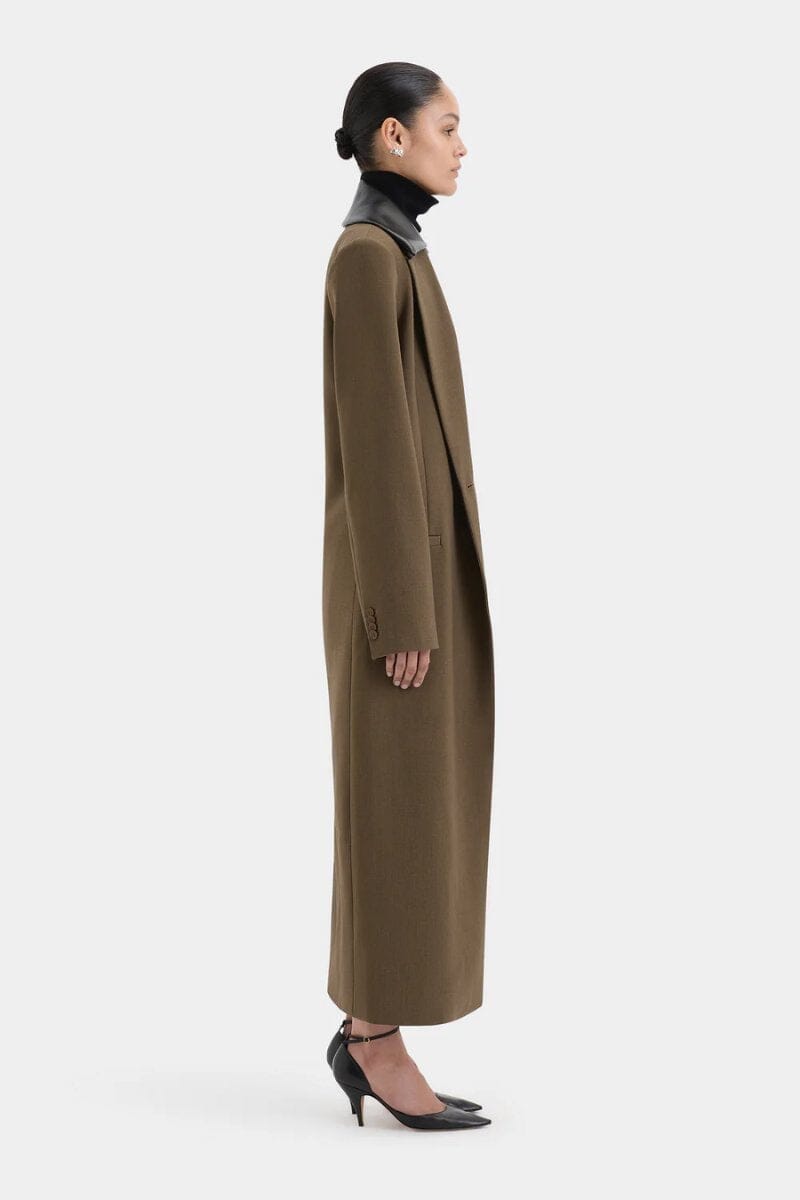 SARTORIA COAT-CHOCOLATE MARLE Jackets SIR. 