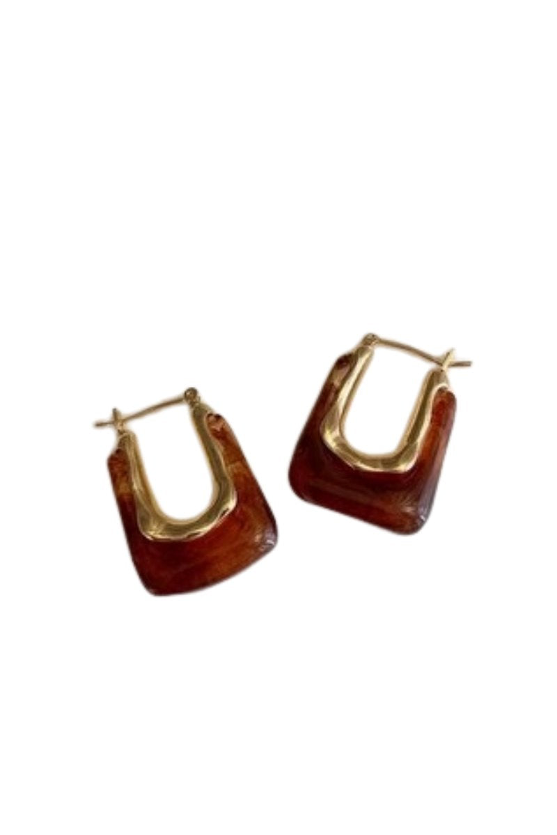 ROMY EARRINGS-AMBER Jewellery F&D 