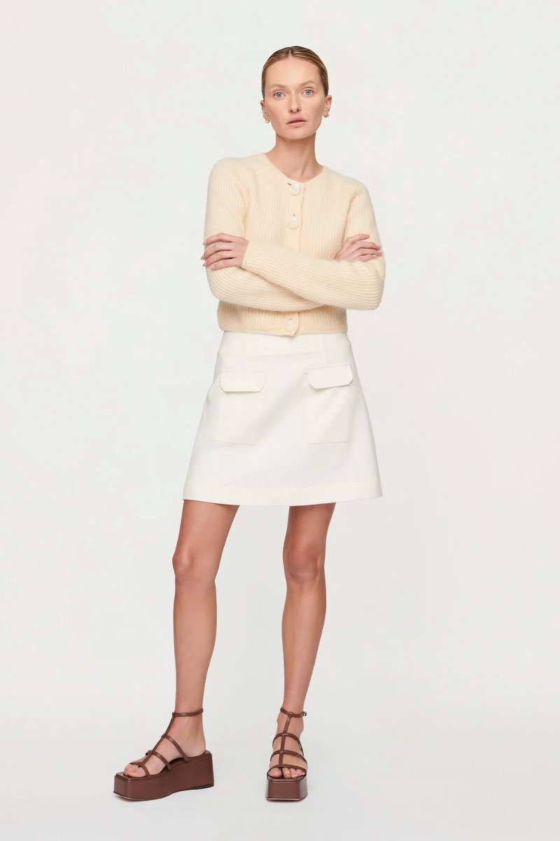 CHARLOTTE SKIRT-OFF WHITE Skirts Clea 