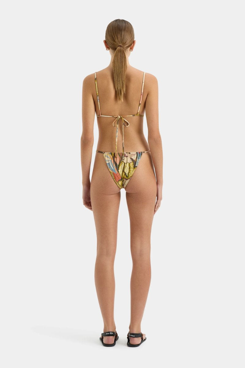 ROWE STRING TRIANGLE TOP-SANDERLING FLORAL Swim SIR. 