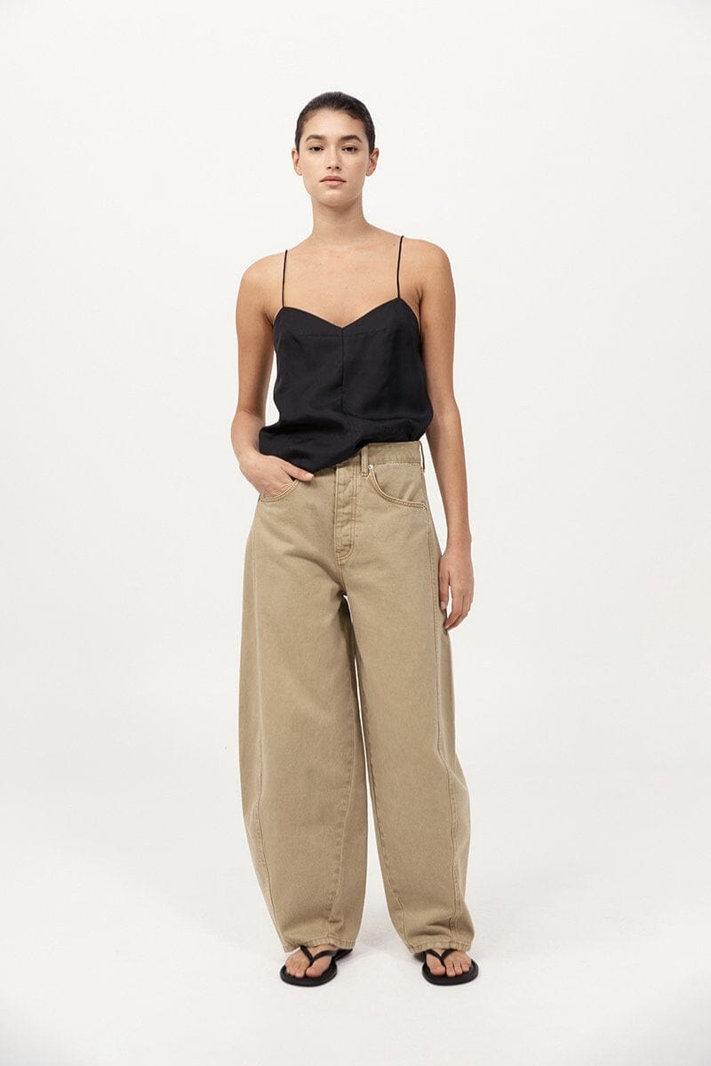 MID RISE BALLOON JEANS-SAHARA Denim ST AGNI 