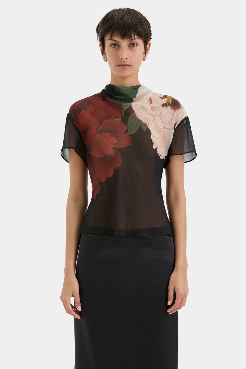 FLORIAN TOP-WILDFLOWER FLORAL Tops SIR. 