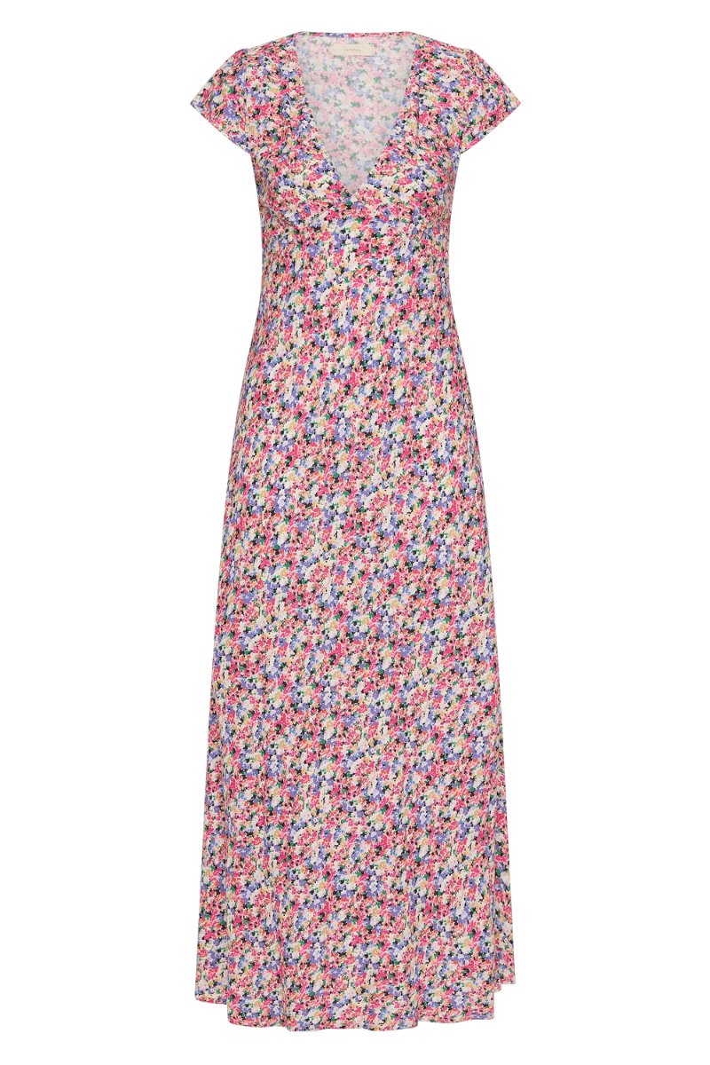 ESSON MIDI DRESS-VALERIE FLORAL MULTI Midi Dress Faithfull the Brand 