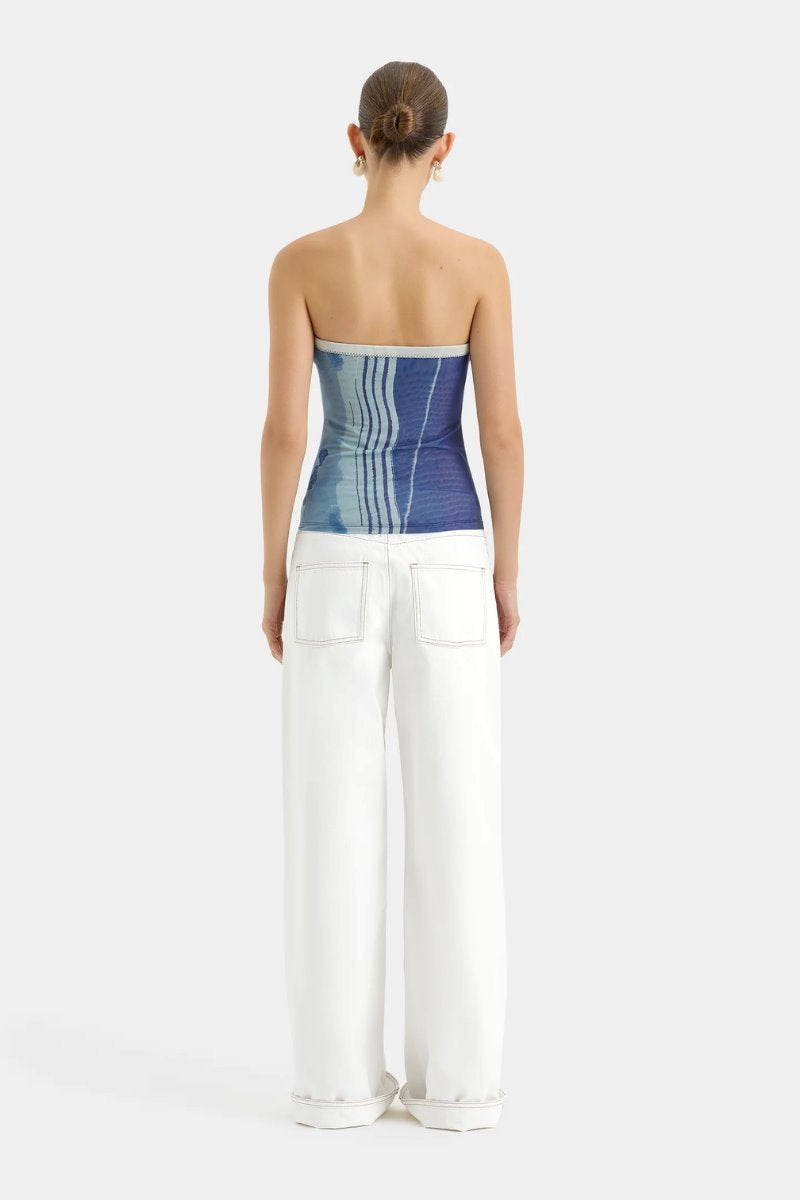 BREEZE BANDEAU TOP-SHORELINE STRIPE Tops SIR. 