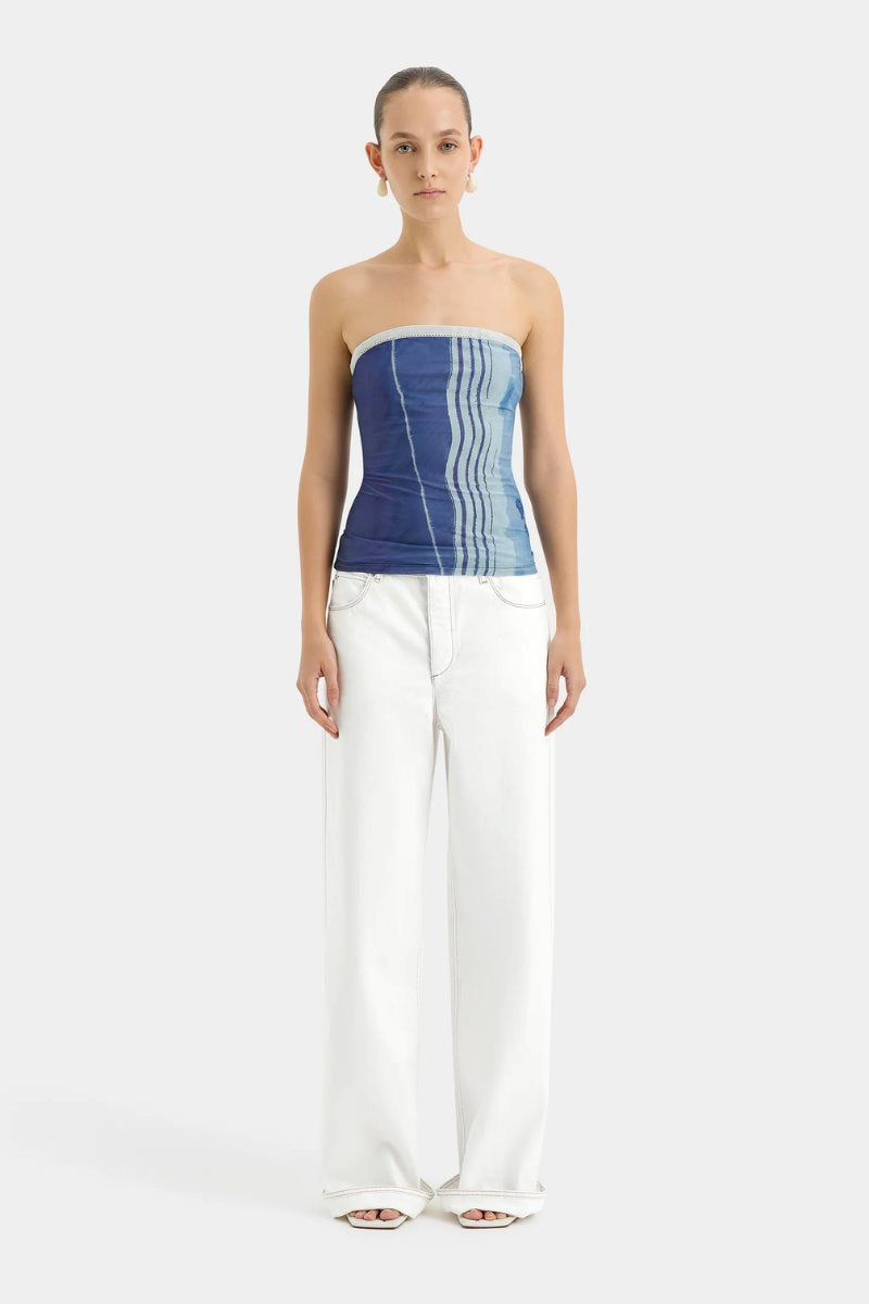 BREEZE BANDEAU TOP-SHORELINE STRIPE Tops SIR. 