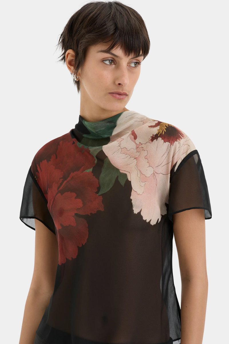 FLORIAN TOP-WILDFLOWER FLORAL Tops SIR. 