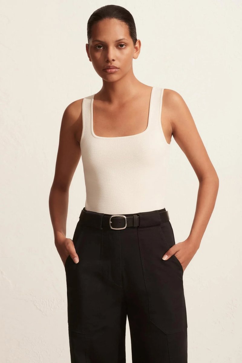 CLASSIC NINETIES TANK-ECRU Tops Matteau 