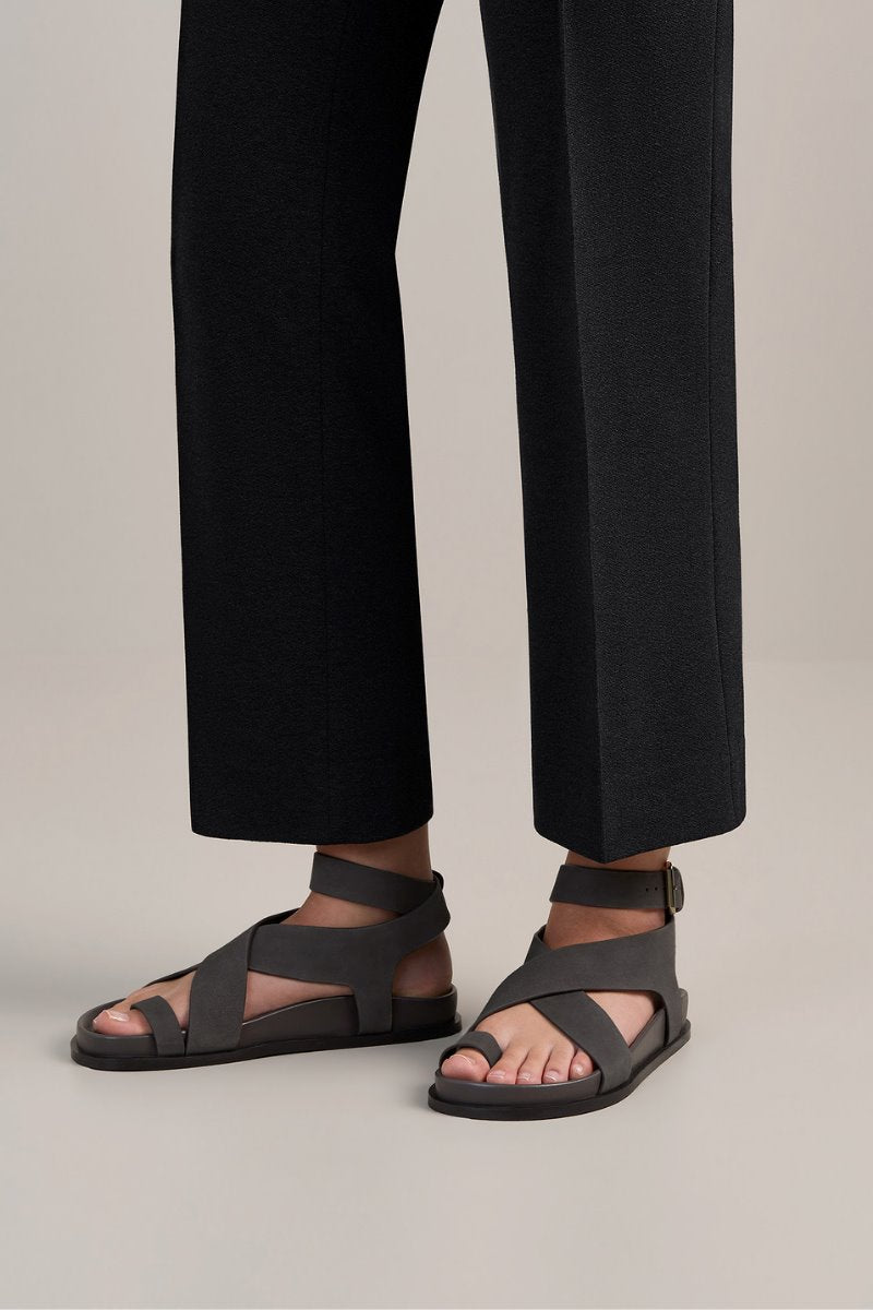 THE JALEN SANDAL-STORM SUEDE Footwear A.Emery 