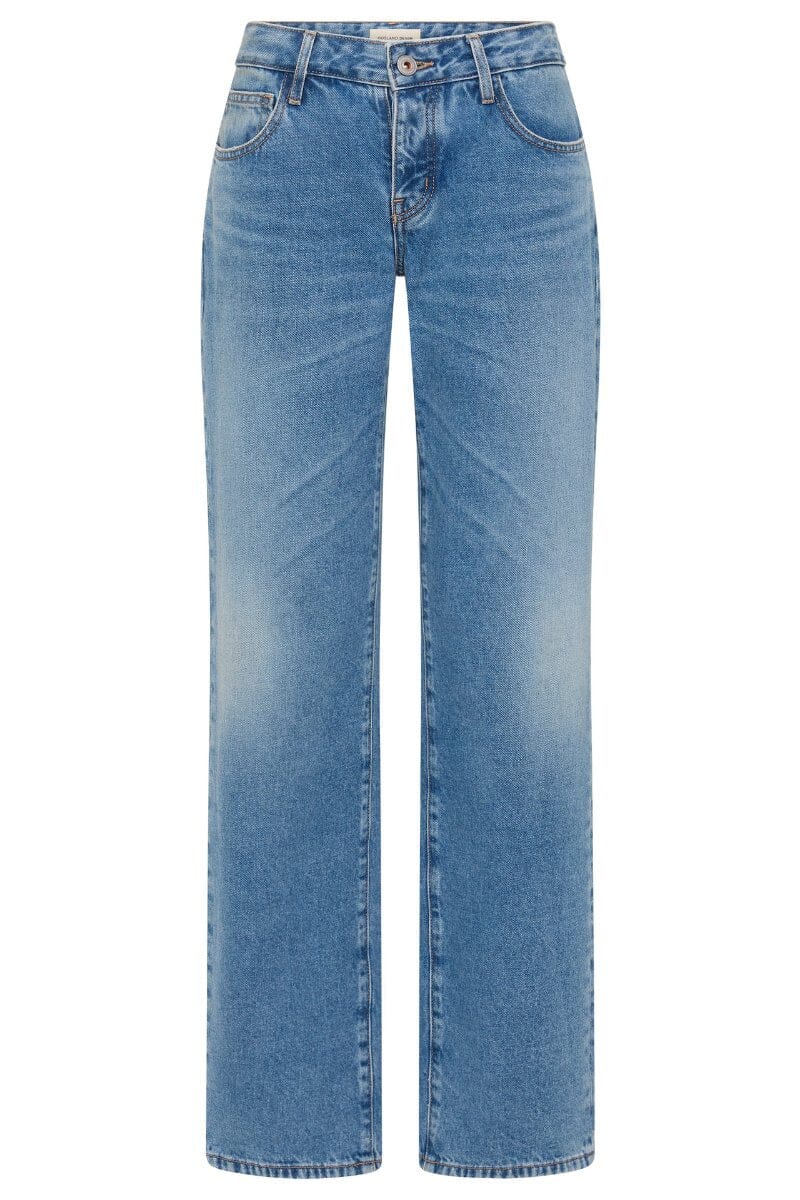 90S LOW RISE JEANS BY OUTLAND DENIM-90S BLUE Pants ST AGNI 