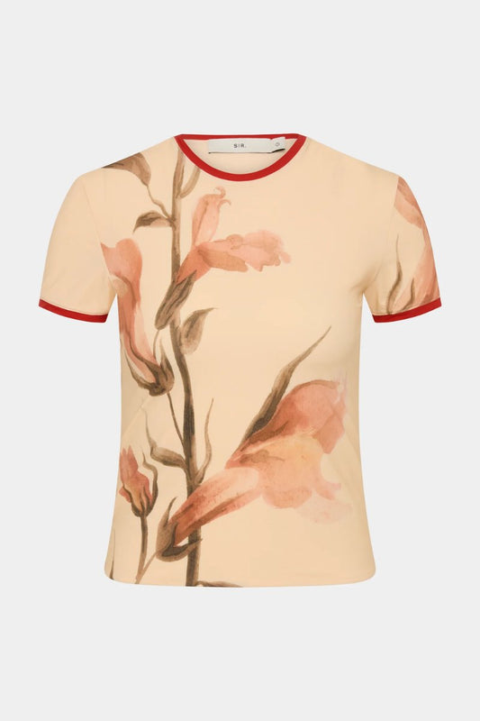 HANA TEE-GLADIOLI PRINT Tops SIR. 