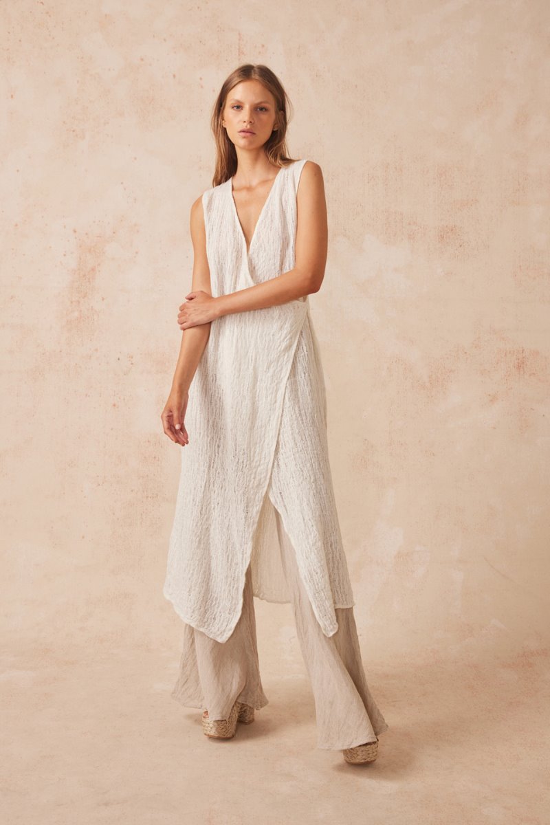 ATLAS SLIP MIDI DRESS-STRACCIATE Midi Dress Estilo Emporio 