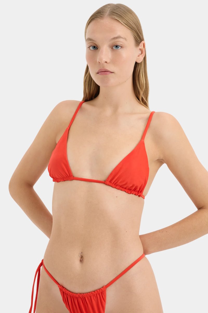 CLARITA STRING BRIEF-TANGERINE Swim SIR. 