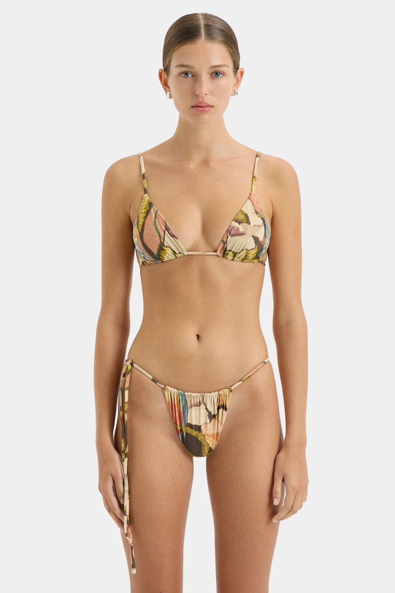 ROWE STRING TRIANGLE TOP-SANDERLING FLORAL Swim SIR. 