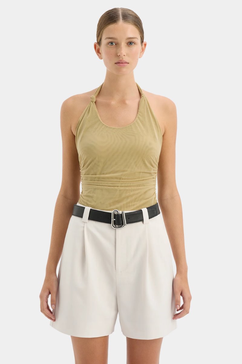 JACQUES KNOT TOP-OLIVE Tops SIR. 