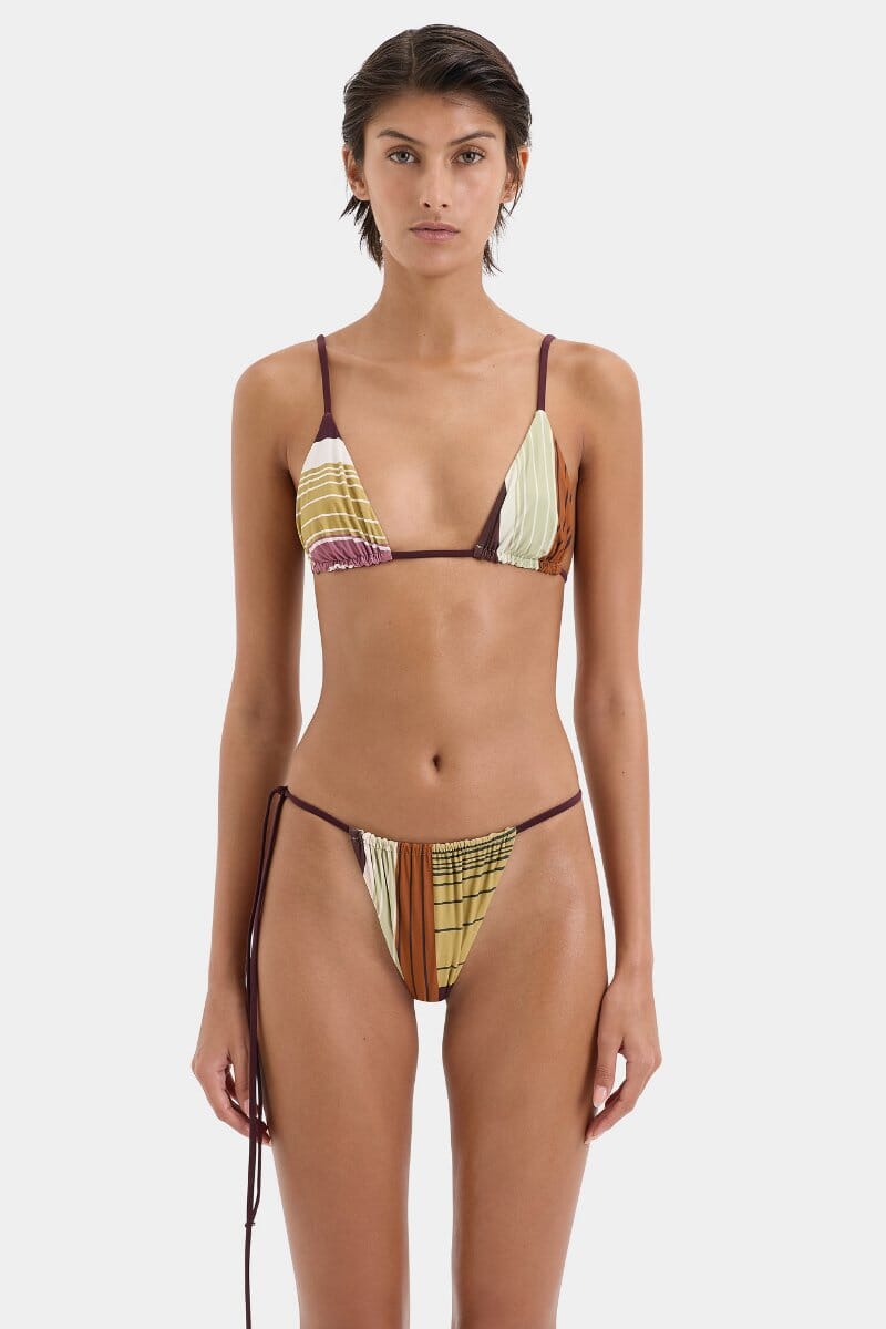 FONTANA STRING TRIANGLE TOP-ELISA STRIPE Swim SIR. 