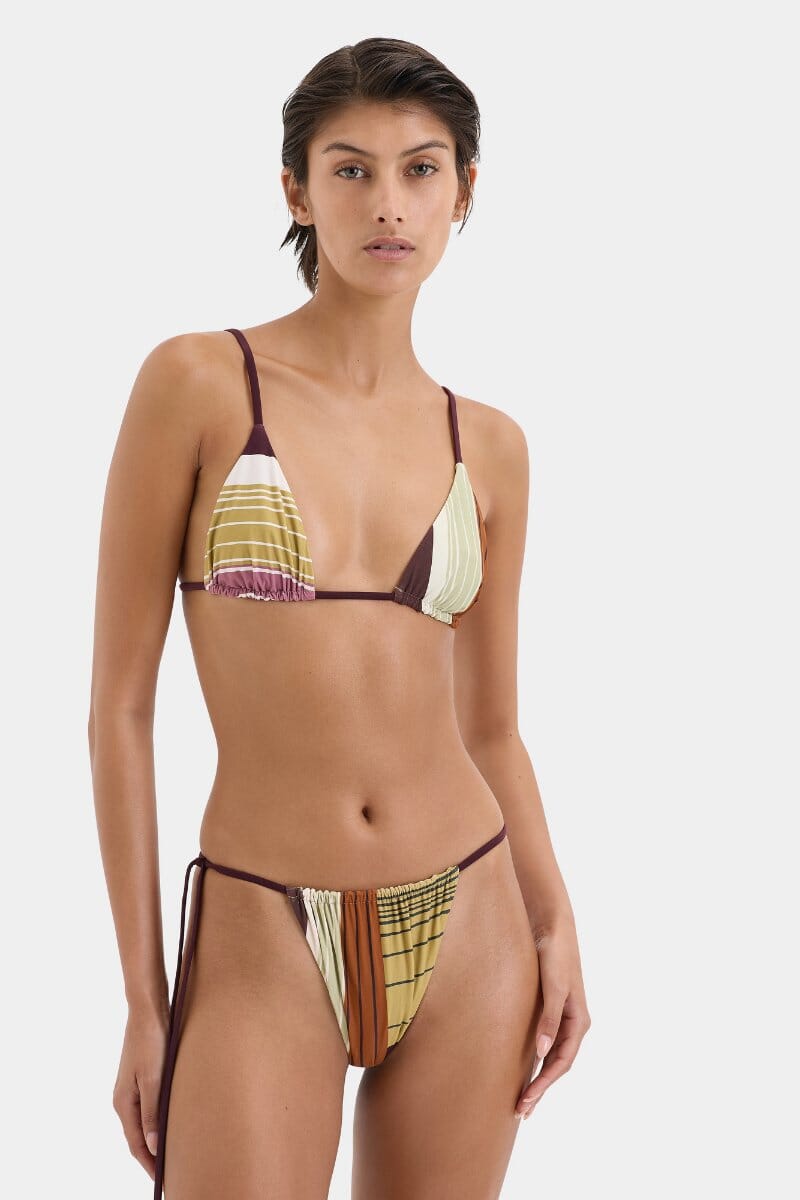 FONTANA STRING TRIANGLE TOP-ELISA STRIPE Swim SIR. 