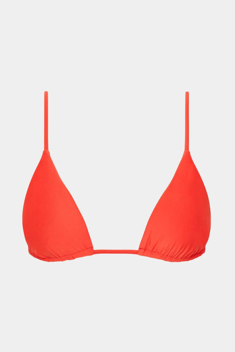 CLARITA STRING TRIANGLE TOP-TANGERINE Swim SIR. 