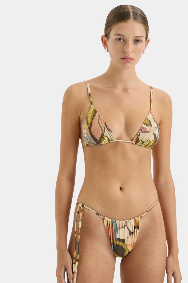 ROWE STRING TRIANGLE TOP-SANDERLING FLORAL Swim SIR. 