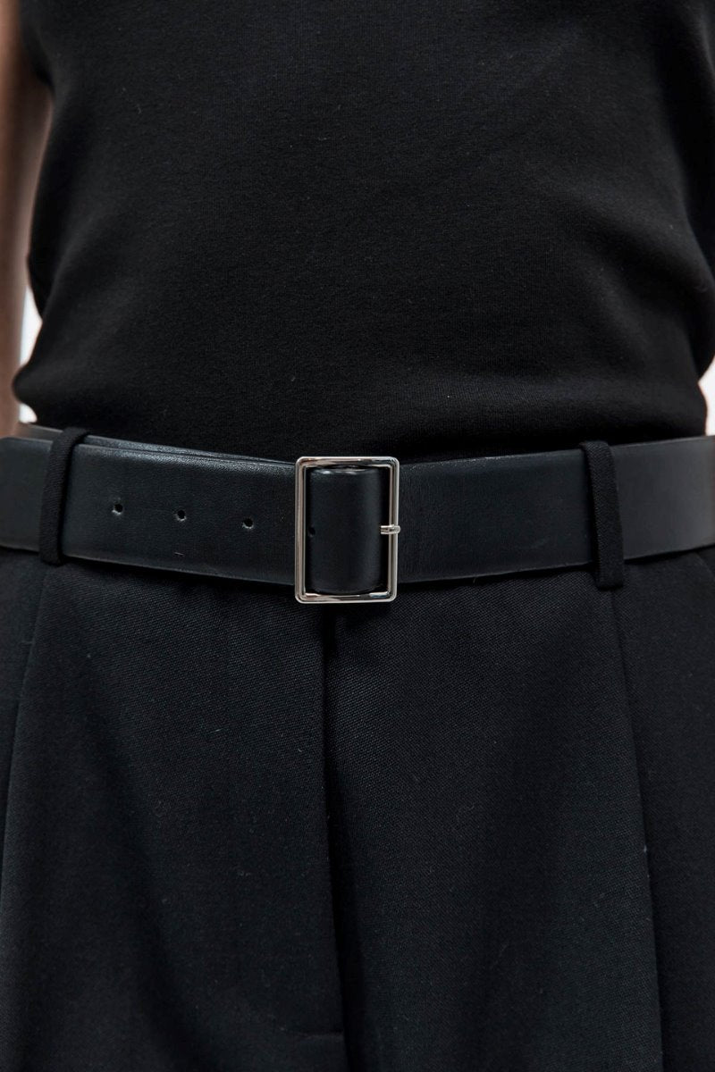 CLASSIC HOMME BELT-BLACK Leather ST AGNI 