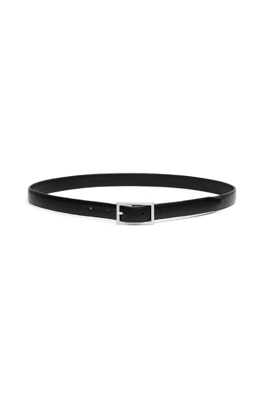 SLIM BELT-BLACK Leather ST AGNI 