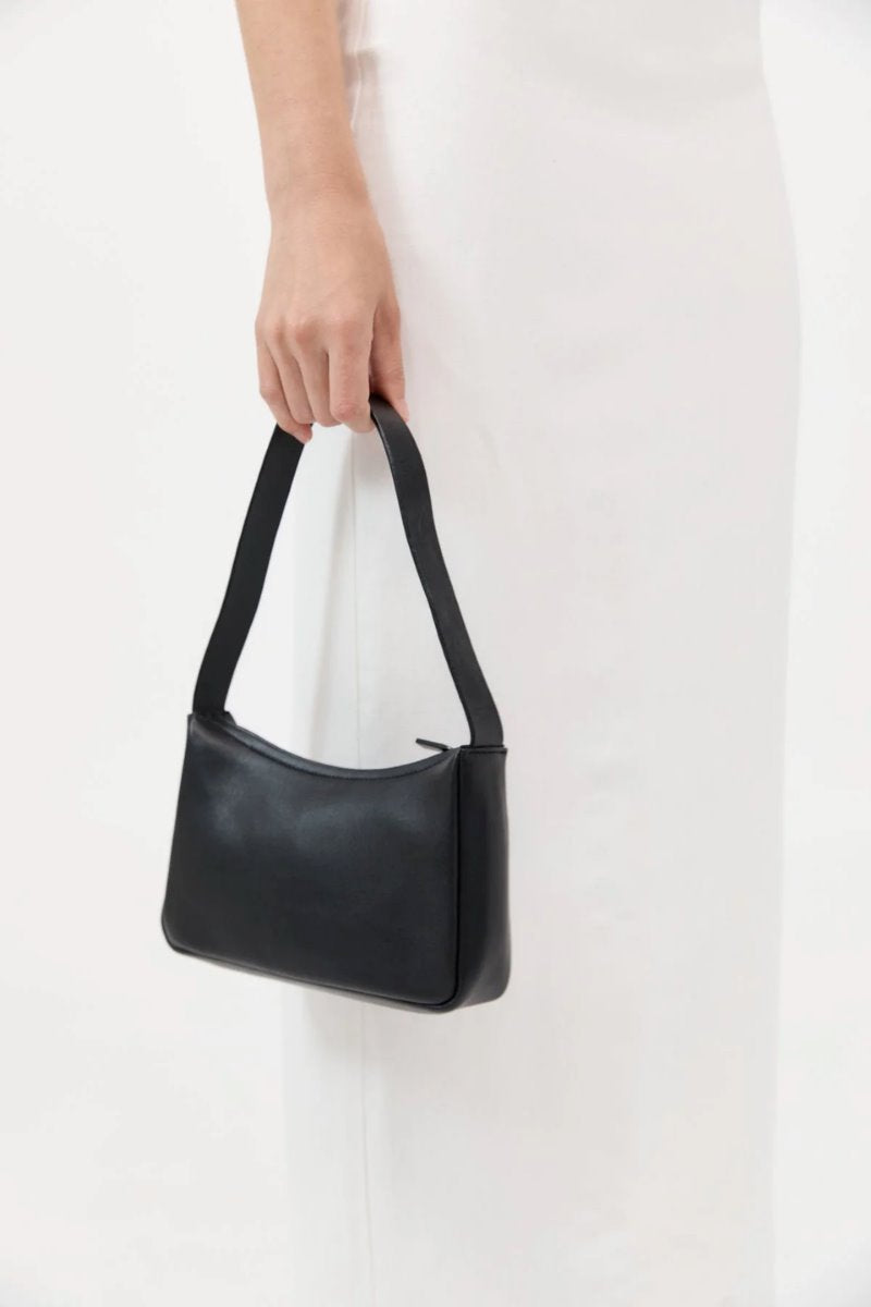 90S PETIT SHOULDER BAG-BLACK Bags ST AGNI 