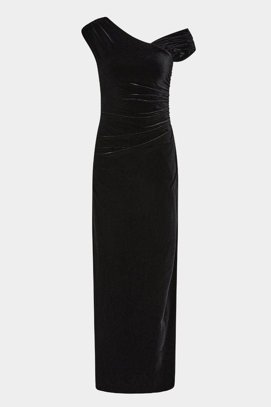 ETTORE GOWN-BLACK Midi Dress SIR. 