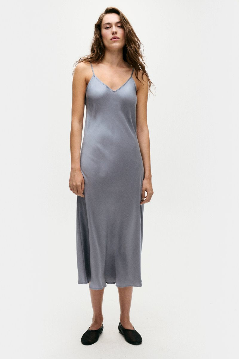 90S SLIP DRESS-STORM Midi Dress Silk Laundry 